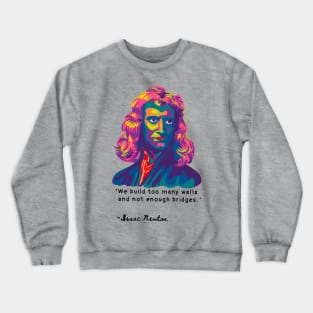 Isaac Newton Portrait Crewneck Sweatshirt